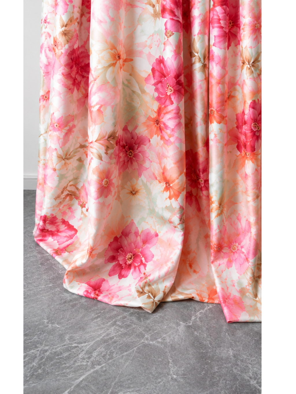 Elegant Pink Printed Princess Dress – Tie Shoulder High Waist Maxi Dress