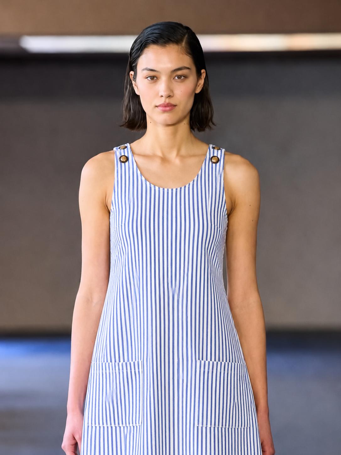 Women's Sleeveless A-Line Jumpsuit Dress | Casual Summer Maxi Dress